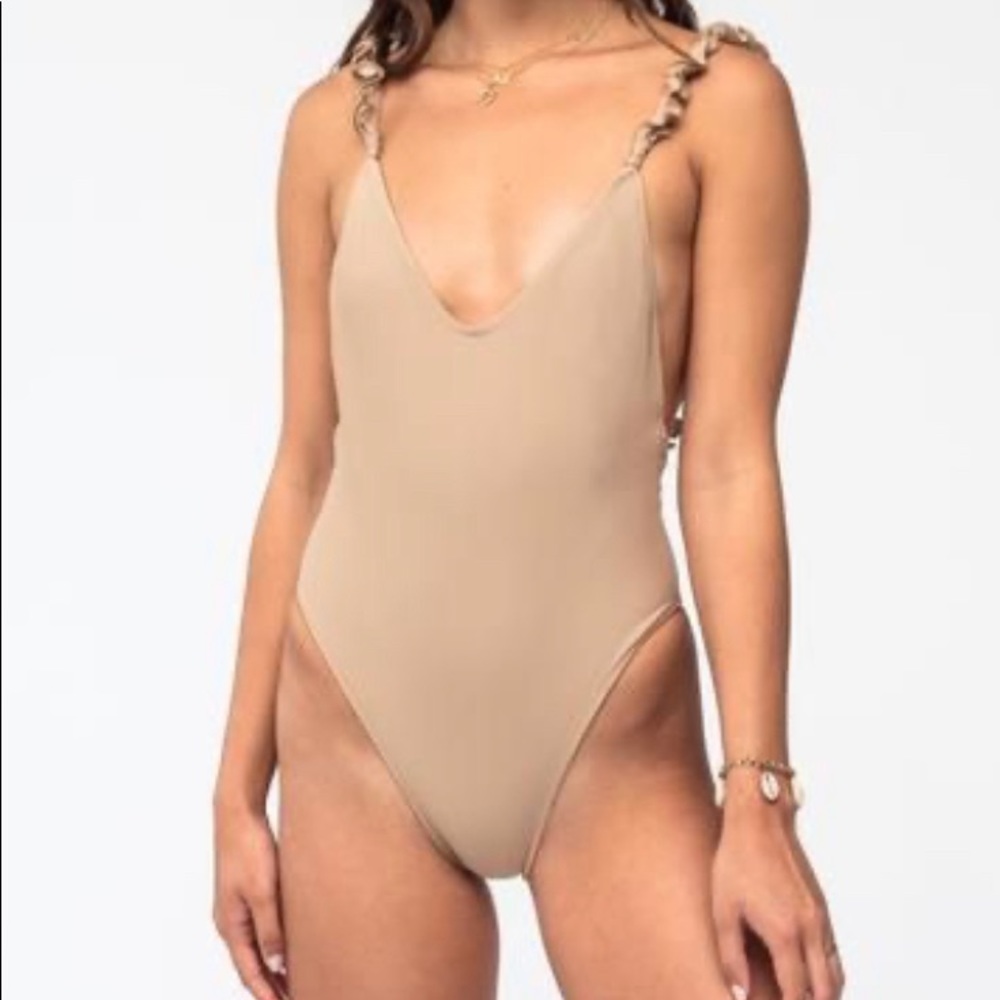 Kai Lani scrunched cafe one piece